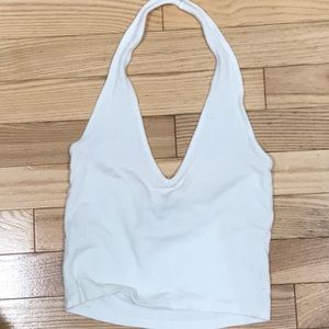 Brandy Cropped Halter Top